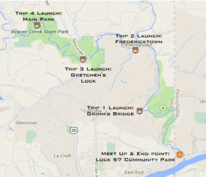 creek map